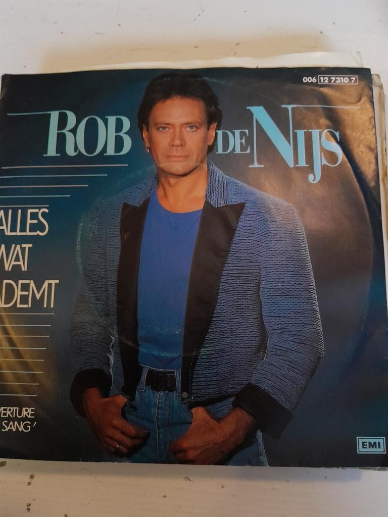 Rob de nijs 7inch alles wat ademt, Ophalen of Verzenden, Zo goed als nieuw, Nederlandstalig