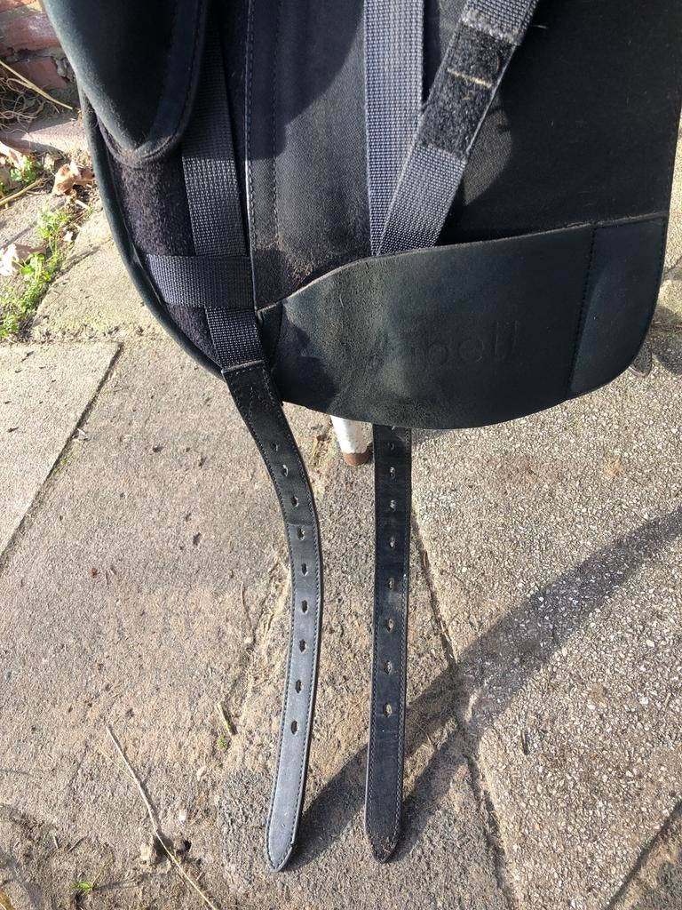 Dresuurzadel 16,5 inch Isabell Werth hart, Ophalen, Gebruikt, Dressuur