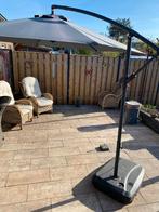 Zweefparasol 3 meter incl. voet, Tuin en Terras, Parasols, Ophalen, Gebruikt, Zweefparasol, Waterdicht