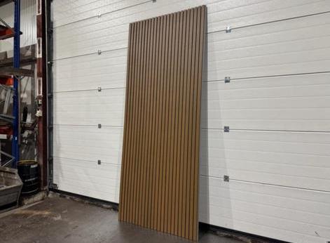 Wandbekleding/Gevelbekleding Composiet Teak / Grijs 2900 mm, Ophalen of Verzenden, Nieuw, Overige materialen, 20 tot 50 mm