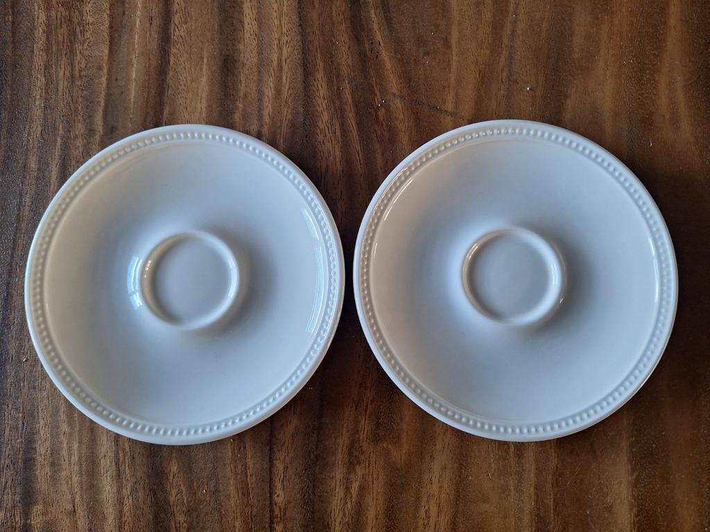 2x Wedgwood Windsor schotels, Huis en Inrichting, Keuken | Servies, Ophalen of Verzenden, Zo goed als nieuw, Wedgwood, Kop(pen) en/of Schotel(s)