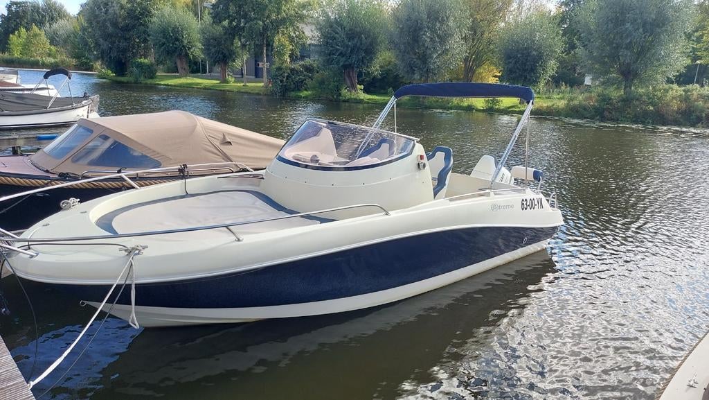 Prins 620 Extreme met krachtige 140 pk Johnson, Watersport en Boten, Ophalen, Gebruikt, 50 pk of meer, Buitenboordmotor