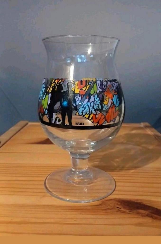 Duvel glas, Verzenden, Zo goed als nieuw, Glas of Glazen, Duvel