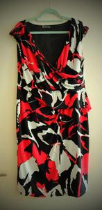 ZGAN Kaleidoscope jurk rood wit zwart mouwloos mt 44, Kleding | Dames, Kaleidoscope, Maat 42/44 (L), Ophalen of Verzenden, Zo goed als nieuw