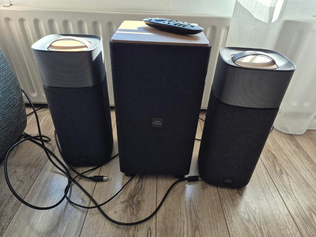 Philips fidelio, Audio, Tv en Foto, Luidsprekers, Ophalen of Verzenden, Minder dan 60 watt, Front, Rear of Stereo speakers, Philips