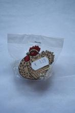 3 stuks houten haantjes op poot, Ophalen of Verzenden, Nieuw, Materiaal