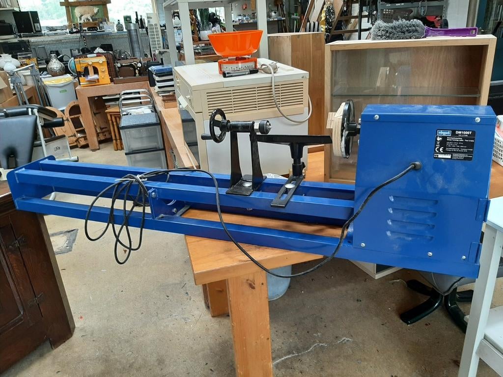 Scheppach DM1000T houtdraaibank, Ophalen, Gebruikt, Houtdraaibank, 500 tot 1000 mm