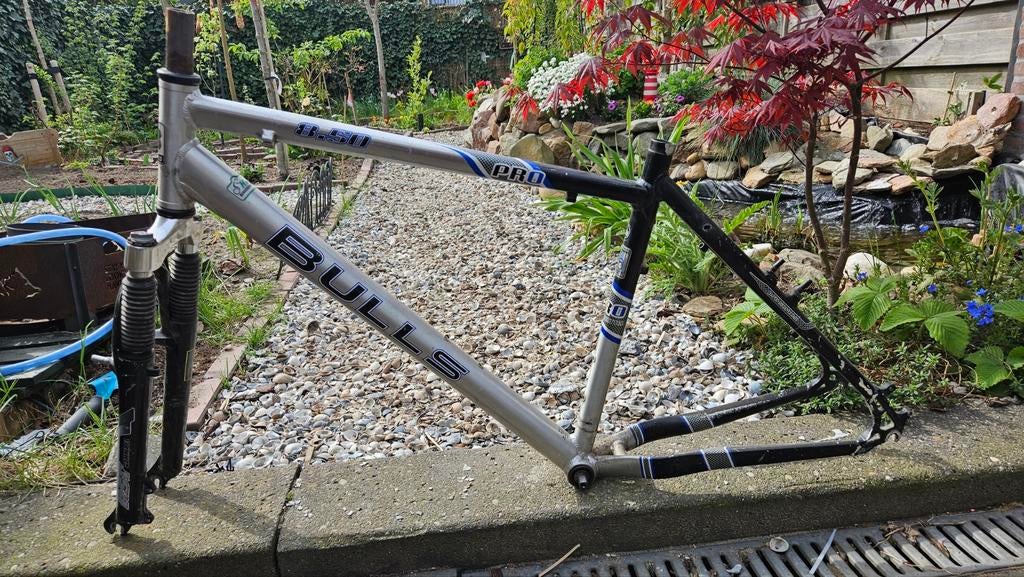 Bulls MTB frame 19" met voorvork, Fietsen en Brommers, Fietsonderdelen, Ophalen, Mountainbike, Frame
