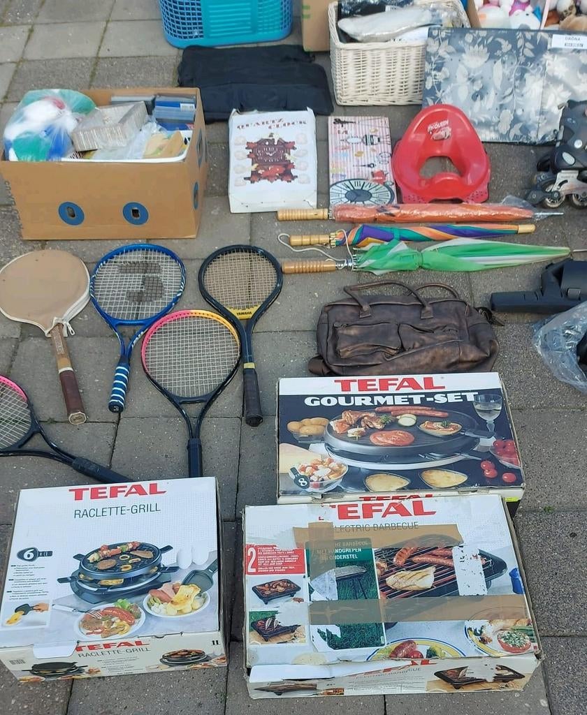 Rommelmarktspullen, Ophalen