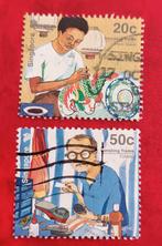 Singapore 2014 , 2 pzs vanishing trades  kleine formaat, Verzenden, Gestempeld, Zuidoost-Azië