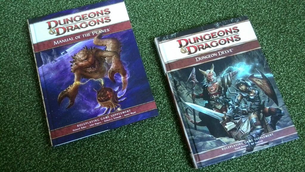 Dungeons & Dragons 4E Manual of the Planes en Dungeon Delve, Ophalen of Verzenden, Zo goed als nieuw, WotC