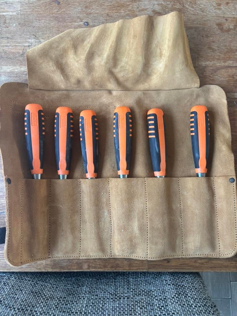 Bahco 6 delige beitelset, Doe-het-zelf en Verbouw, Ophalen, Zo goed als nieuw