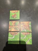 5 Carcassonne Tegels uitbreiding Koning & Roofridder, Vijf spelers of meer, Ophalen of Verzenden, Gebruikt, 999 Games bv