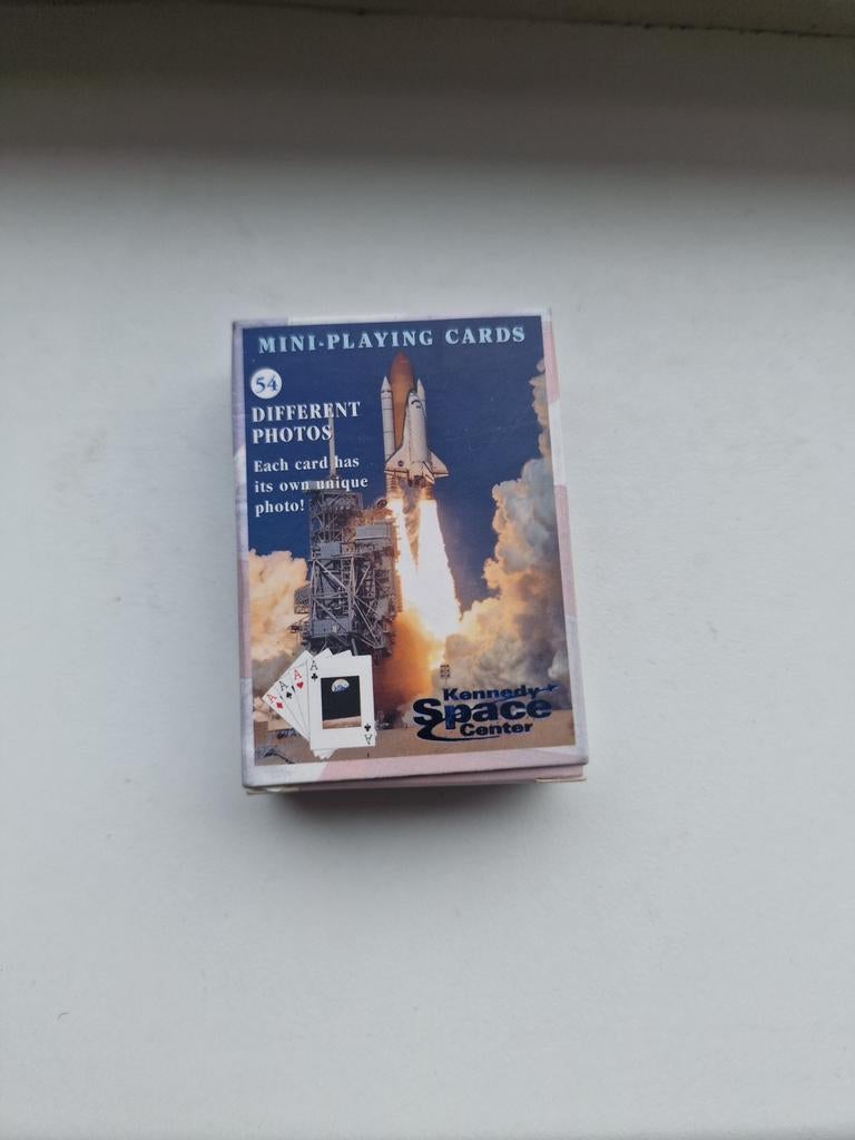 Mini speelkaarten Kennedy Space Center USA, Verzamelen, Speelkaarten, Jokers en Kwartetten, Ophalen of Verzenden
