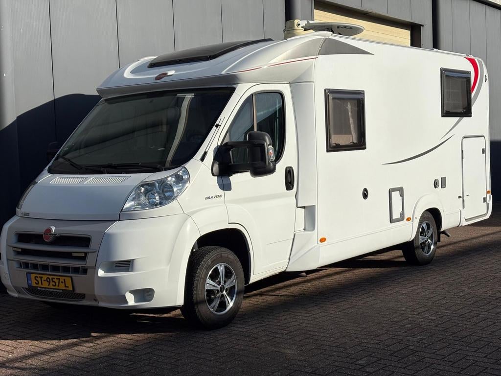 Burstner Nexxo T690 camper, 50.274km, 3.0 motor 180pk ✅️, Caravans en Kamperen, Campers, Hagelvast dak, Fiat, Bedrijf, Bürstner