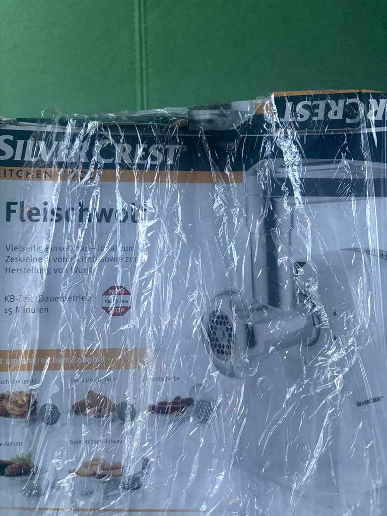 SilverCrest Vleesmolen -, Ophalen of Verzenden, Zo goed als nieuw, 3 snelheden of meer