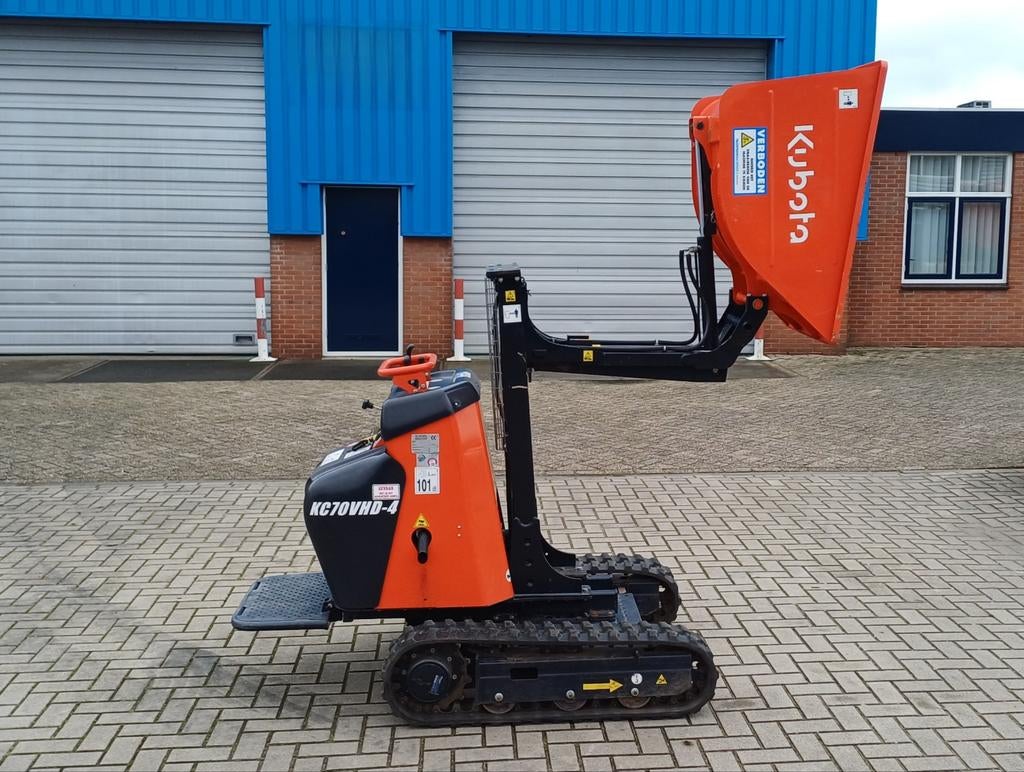 Kubota KC70VHD-4 diesel rupsdumper hoogkieper messersi, Ophalen, Dumper