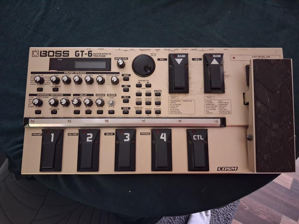 Boss GT-6 Gitaar Multi-effect Pedaal - Goed Werkend, Ophalen of Verzenden, Gebruikt, Multi-effect