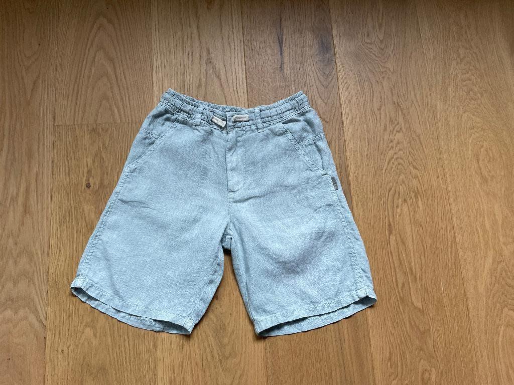 Linnen korte broek maat 134 Zara, Kinderen en Baby's, Kinderkleding | Maat 134, Zo goed als nieuw, Jongen, Zara kids, Ophalen
