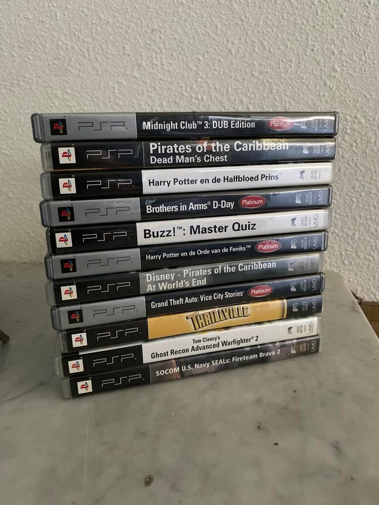 Stapel PSP Spellen - Doe een leuk bod!, Spelcomputers en Games, Ophalen of Verzenden, Gebruikt, Avontuur en Actie