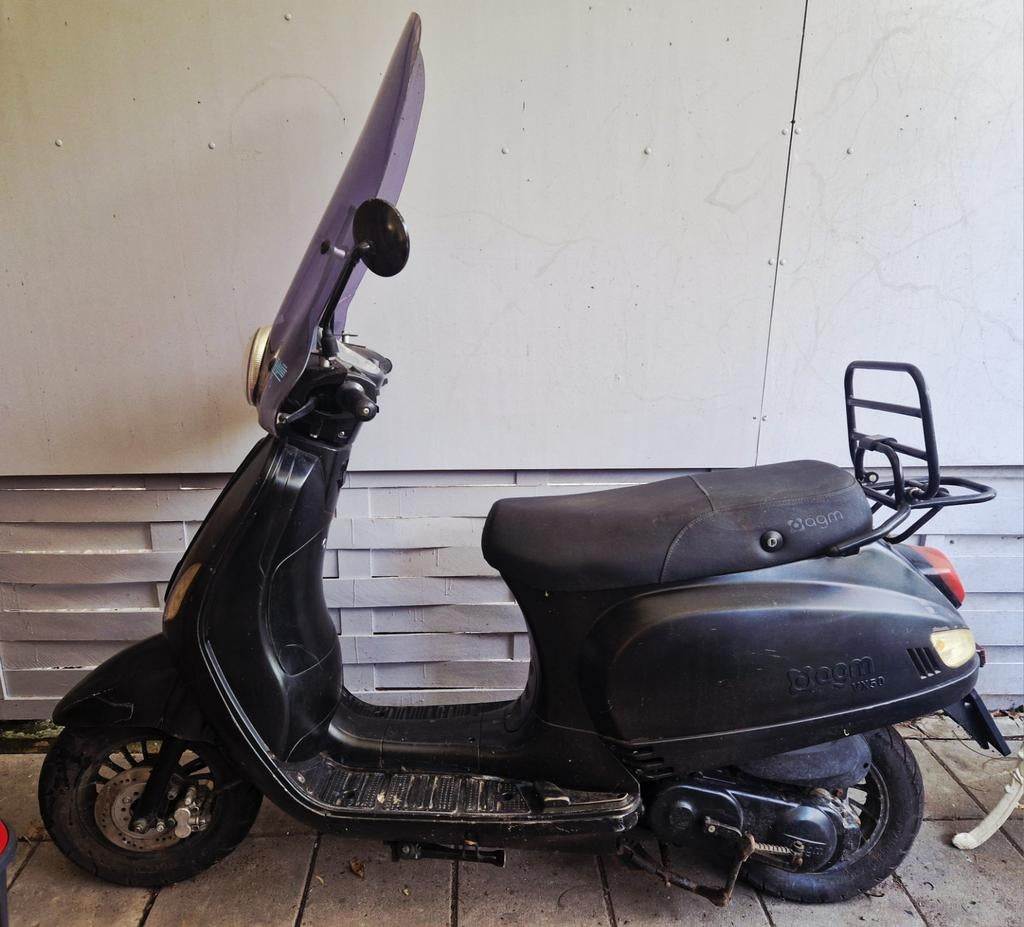 Bromfiets Brommer Snorfiets AGM VX 50 2017 retro model, Fietsen en Brommers, Snorfietsen en Snorscooters, Gebruikt, Benzine, Ophalen