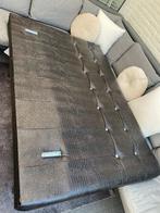 Hoofdboard, Huis en Inrichting, Slaapkamer | Bedden, Ophalen, Gebruikt, Bruin, Tweepersoons