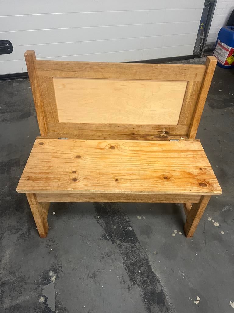 Kinder bankje, Ophalen, Zo goed als nieuw, Hout