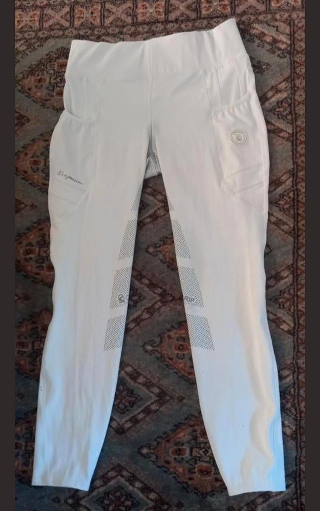 Wedstrijd paardrijdlegging Cavallo wit maat 40, Maat 38/40 (M), Wit, Ophalen of Verzenden, Zo goed als nieuw