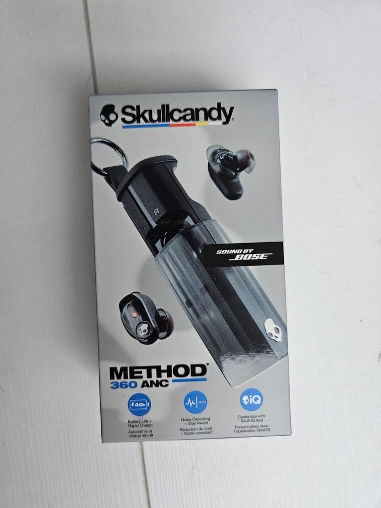 Skullcandy Method 360 ANC Bose Draadloze Oordopjes, Bluetooth, Nieuw, Skullcandy, Op oor (supra aural)