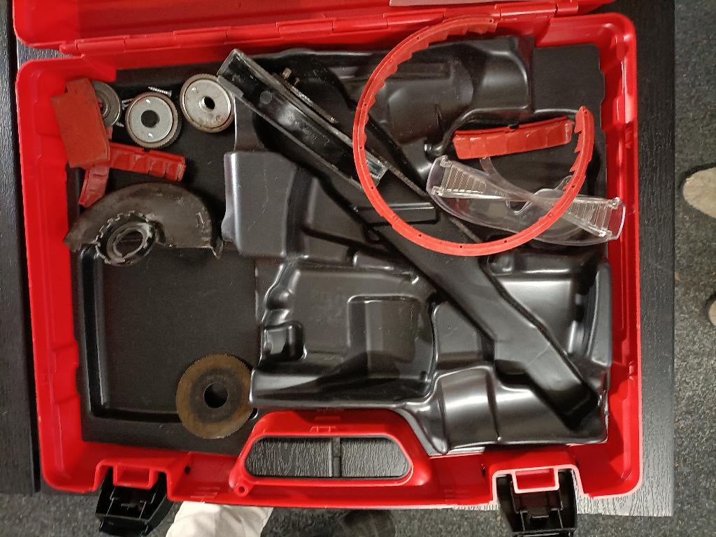 Hilti haakse accuslijper AG 125 A22, Ophalen, Gebruikt, 1000 watt of meer, Haakse handslijpmachine