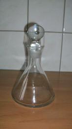 Glazen karaf met mooie stop, Ophalen of Verzenden, Zo goed als nieuw