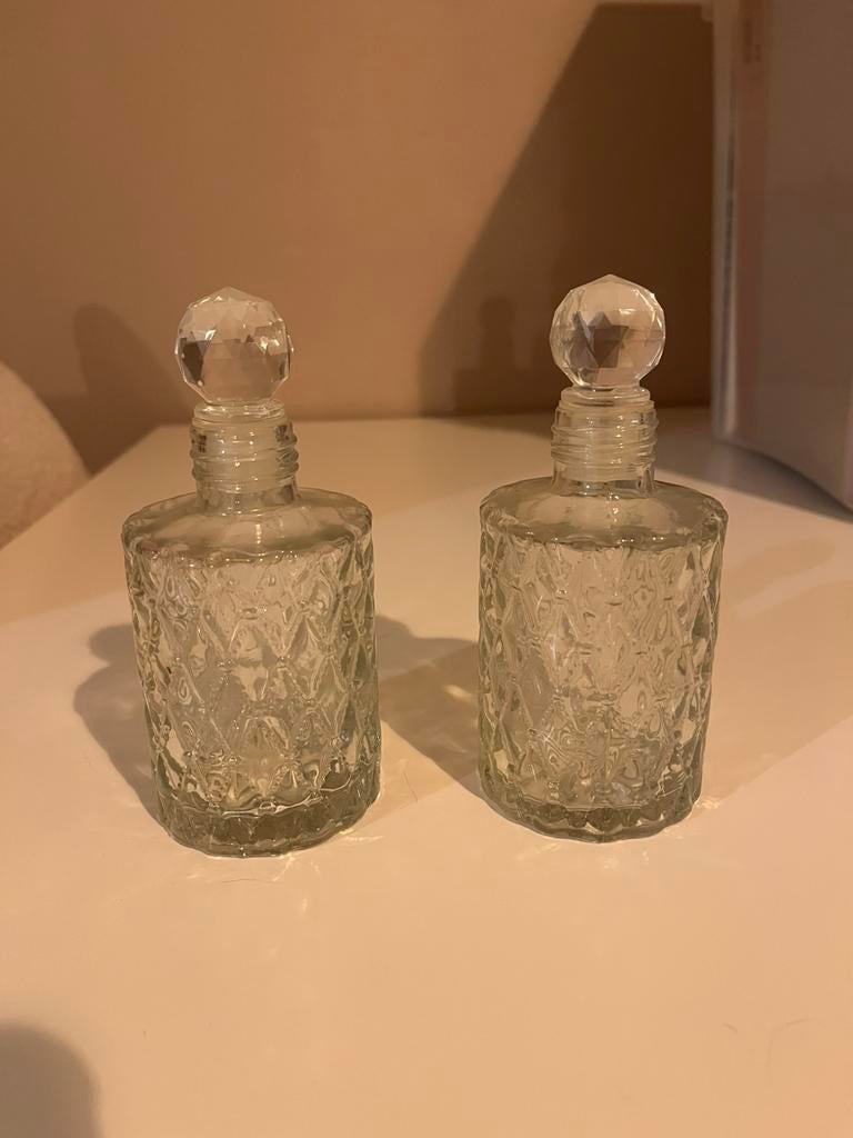 Glazen flesjes, Ophalen of Verzenden, Zo goed als nieuw