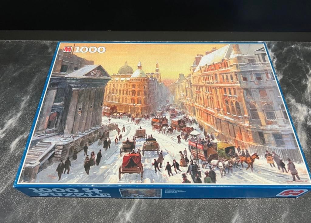 Jumbo puzzel 1000 stukjes Spitsuur, Ophalen of Verzenden, 500 t/m 1500 stukjes, Zo goed als nieuw