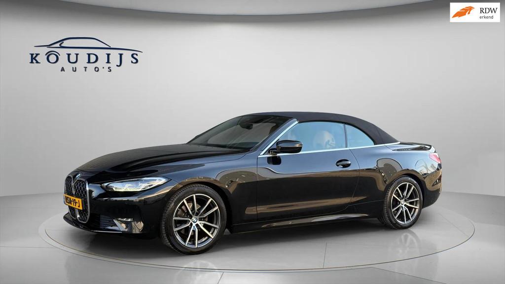 BMW 4-serie Cabrio 420i High Executive, HUD, Nek/Stoel/Stuur, Auto's, Automaat, 1998 cc, Achterwielaandrijving, Gebruikt
