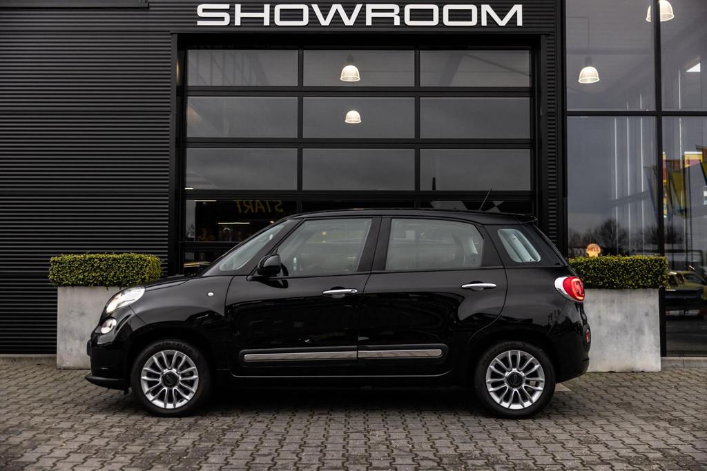 Fiat 500 L 0.9 TwinAir Lounge, 105 PK NL auto, Glasdak, Crui, Auto's, Fiat, Stof, Gebruikt, Zwart, Origineel Nederlands