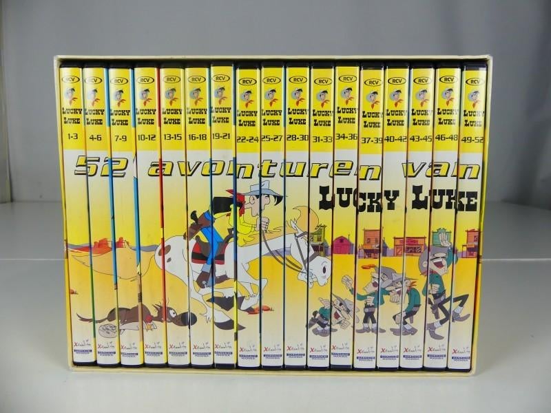 Lucky Luke dvd's NL, Eén stripboek, Ophalen of Verzenden, Zo goed als nieuw