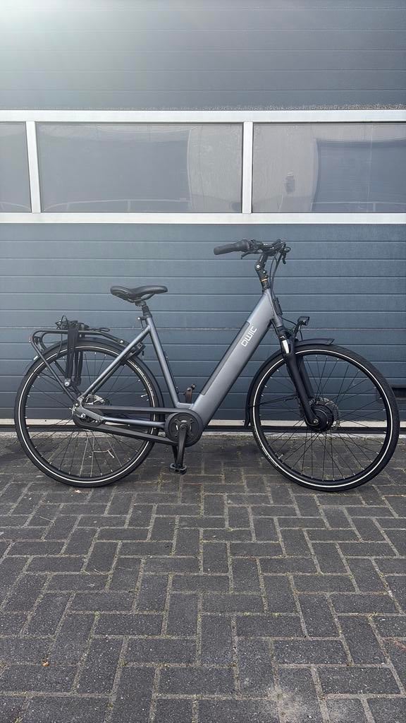 Elektrische damesfiets - Qwic Urban - 504Wh - 57cm - 7V, Gebruikt, Versnellingen, 56 cm of meer, 0 zitjes