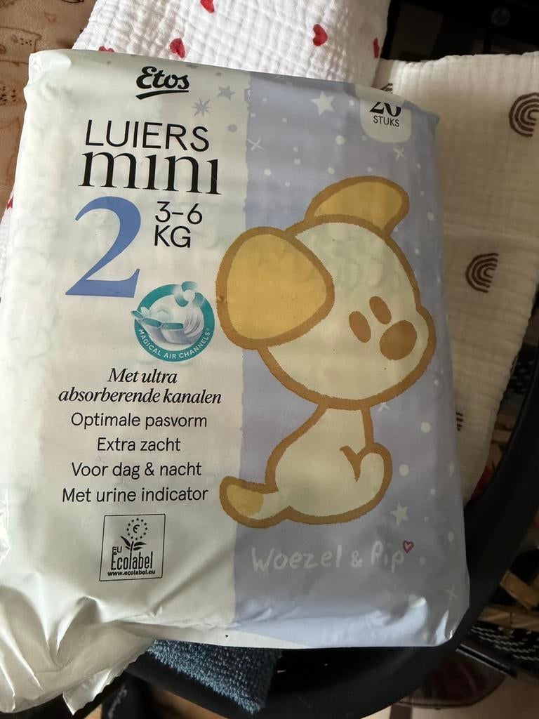 Nieuw Etos luiers maat 2, Ophalen of Verzenden, Nieuw, Overige typen, Overige merken
