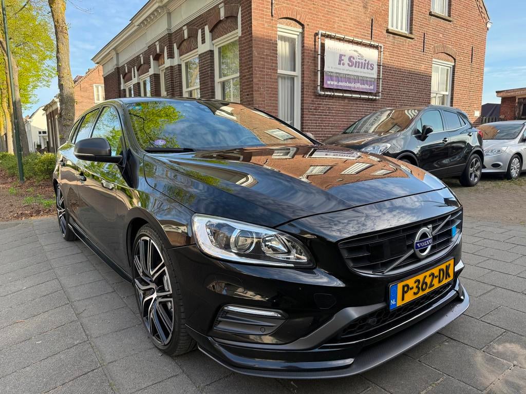 Volvo V60 2.0 T6 AWD Polestar UNIEK ENIGE TE KOOP IN NL ENGI, Auto's, Automaat, Gebruikt, 4 cilinders, Zwart