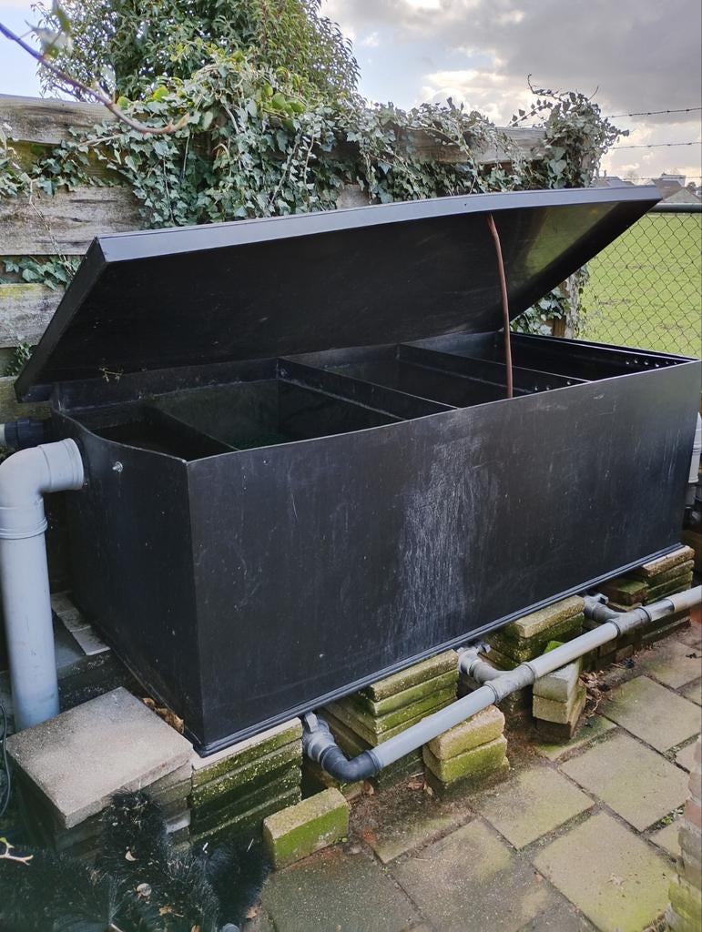 Zeer goed 3-kamer vijverfilter met UV-lamp en filtermedia, Tuin en Terras, Vijver-toebehoren, Ophalen of Verzenden
