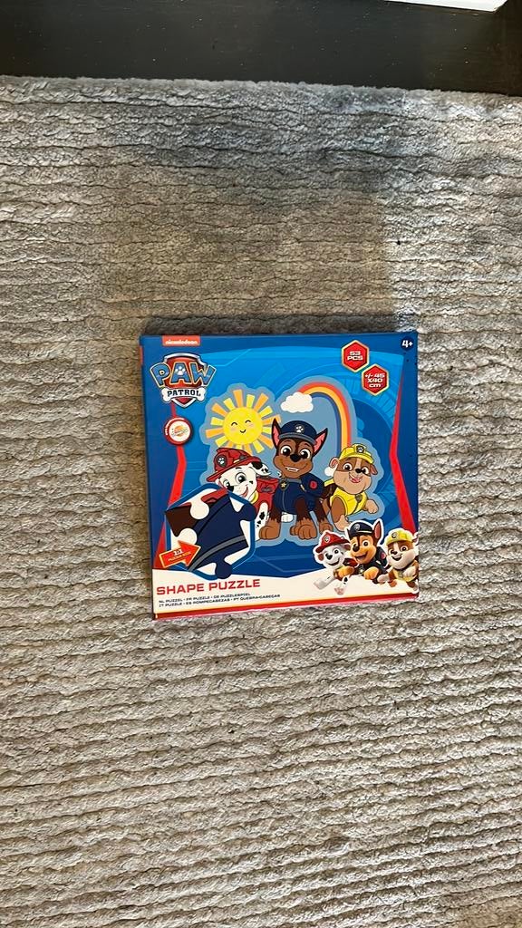 Nieuwe Paw Patrol shape puzzel 4+ (53 stukjes), Ophalen, Nieuw