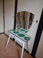Vintage Retro Kaptafel met Spiegel - Jaren '60 Stijl, Huis en Inrichting, Tafels | Kaptafels, Gebruikt, Vintage, Retro, Jaren '60, Mid-century