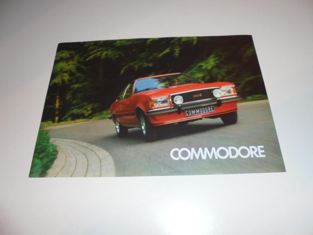brochure Opel Commodore, Boeken, Ophalen of Verzenden, Zo goed als nieuw, Opel