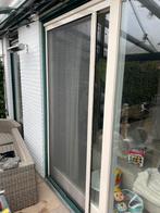 Plisse hordeur voor schuifdeur, Doe-het-zelf en Verbouw, Deuren en Horren, 215 cm of meer, Hordeur, Zo goed als nieuw, Schuifdeur