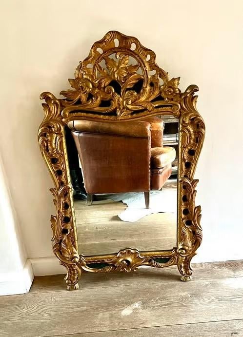 Lodewijk XV antieke spiegel 18e eeuw, Ophalen