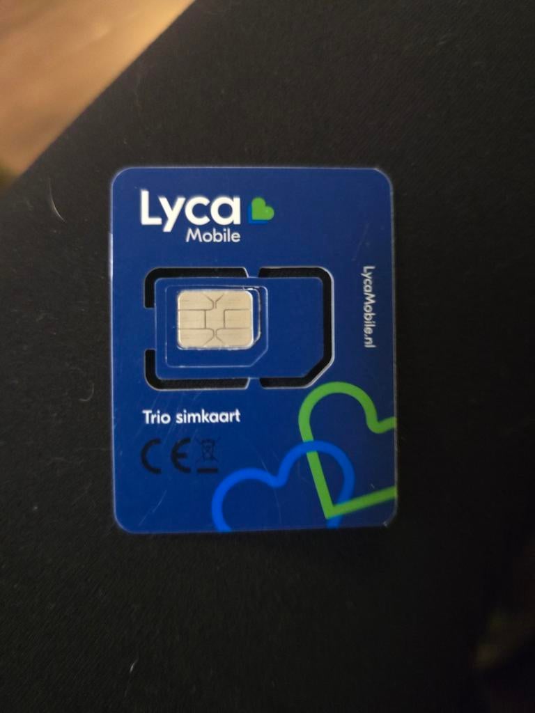 Lyca Mobile Trio simkaart, Ophalen of Verzenden