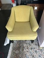 Geel/groene fauteuil, Huis en Inrichting, Ophalen, Zo goed als nieuw, Minder dan 75 cm, 50 tot 75 cm