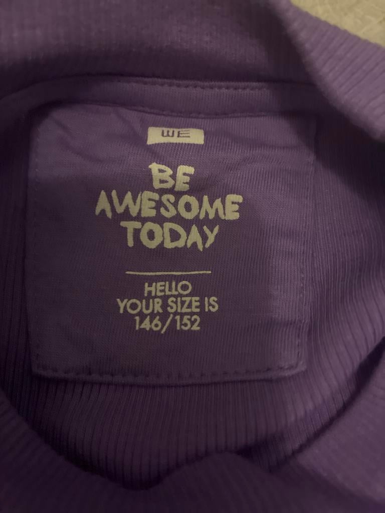 Paars shirt lange mouwen maat 146/152 WE, Ophalen of Verzenden, Zo goed als nieuw, Meisje, Shirt of Longsleeve