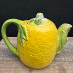 Vintage Citroen Theepot Barbotine Aardewerk, Antiek en Kunst, Ophalen of Verzenden