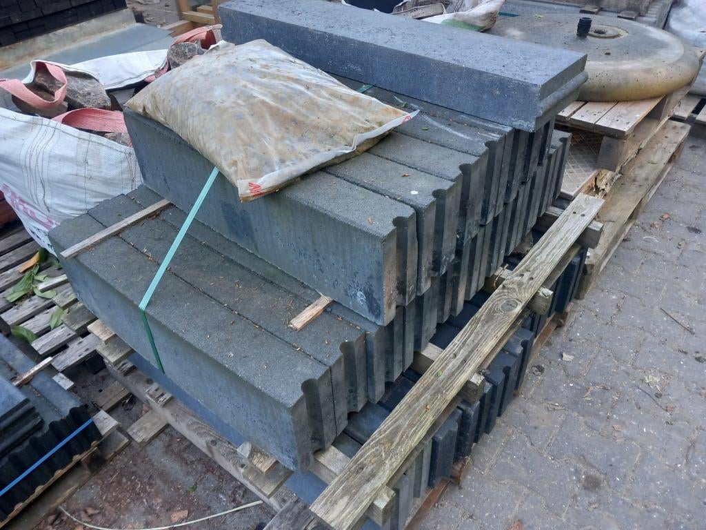 Opsluitbanden rond, straal 8meter. 18 st, voor kwart rondje., Ophalen of Verzenden, Minder dan 180 cm, Palen